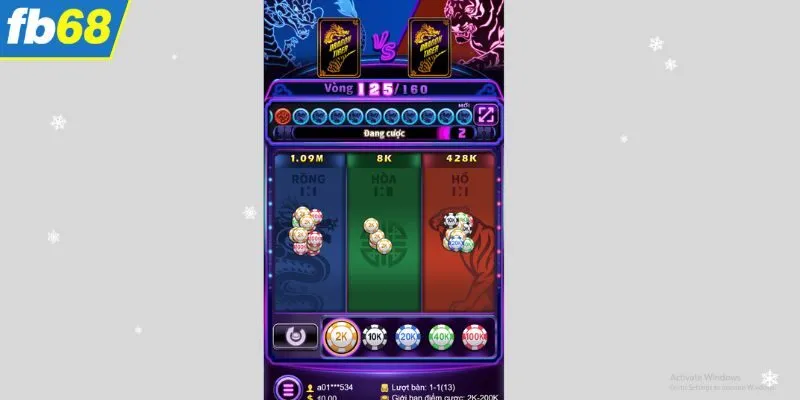 Chi tiết cách chơi Rồng Hổ FB68 dễ hiểu cho tân binh