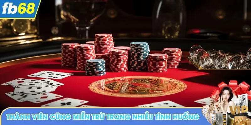 Thành viên cũng miễn trừ trong nhiều tình huống