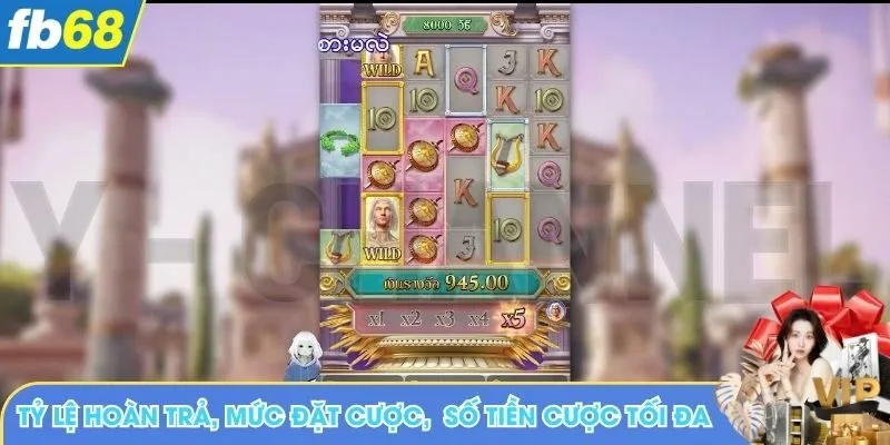 Tỷ lệ hoàn trả, mức đặt cược và số tiền cược tối đa